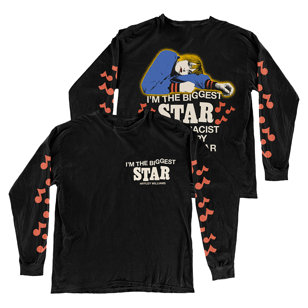Biggest Star Black Long Sleeve – Hayley Williams