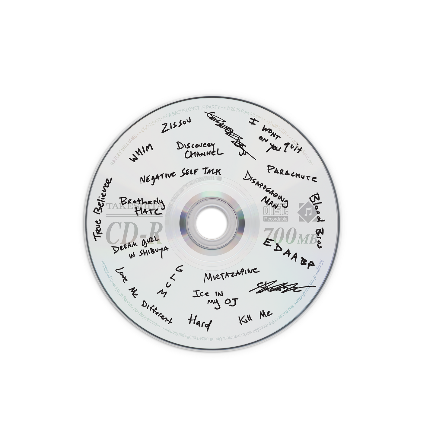 EDAABP CD (Hayley’s Mix)