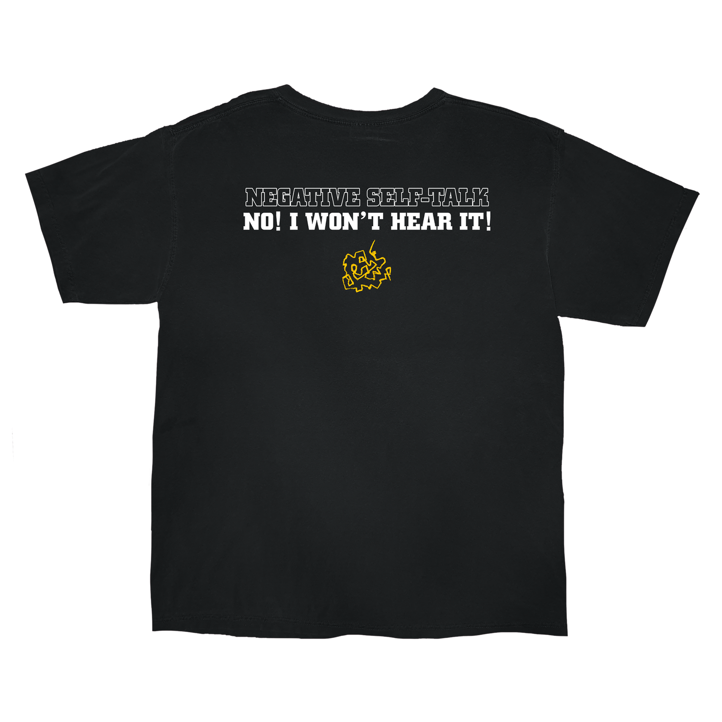 Negative Self Talk Black Tee