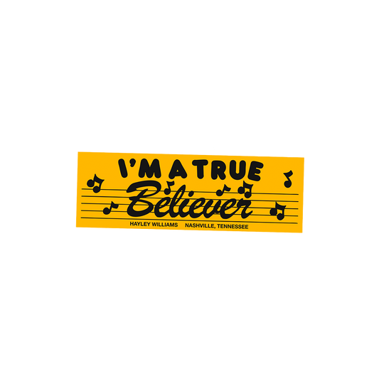 True Believer Bumper Sticker